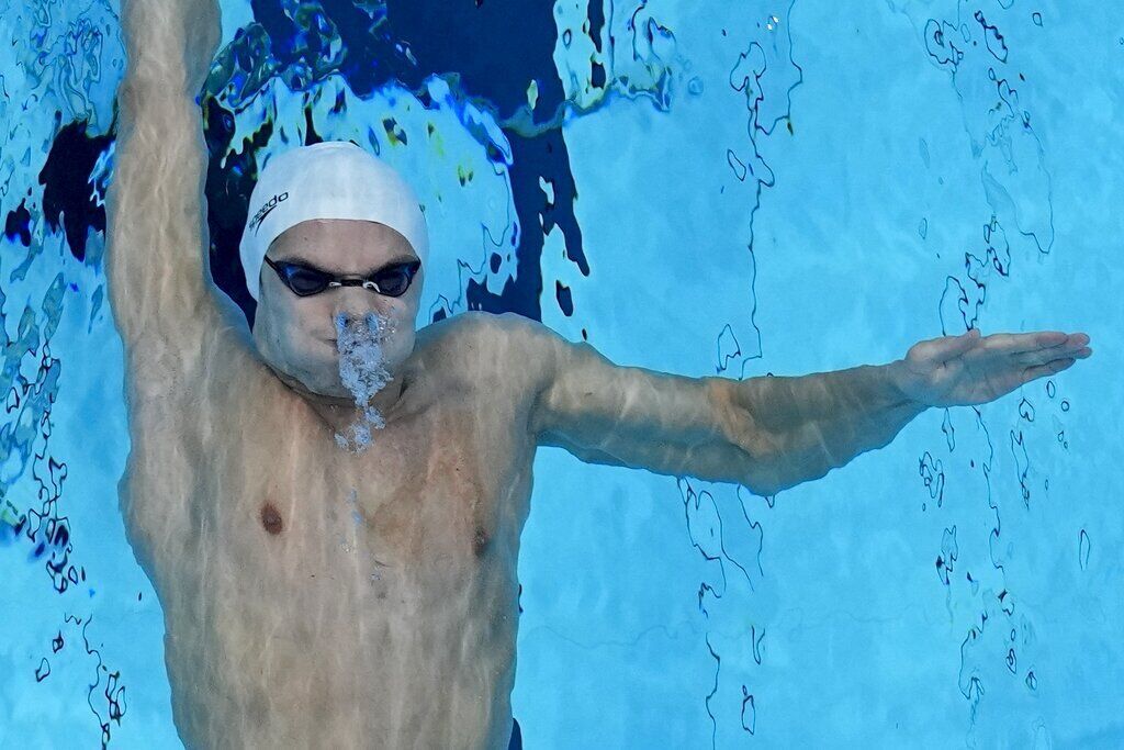 APTOPIX Tokyo Olympics Swimming